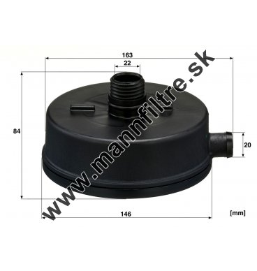 Filter odvzdušňovania MANN FILTER LC 18 020 KIT