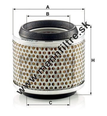 Vzduchový filter MANN FILTER C 1112/7