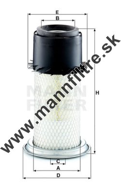 Vzduchový filter MANN FILTER C 1588 x