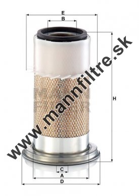 Vzduchový filter MANN FILTER C 21 570