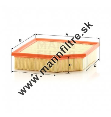 Vzduchový filter MANN FILTER C 24 150