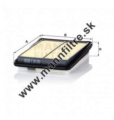 Vzduchový filter MANN FILTER C 26 280