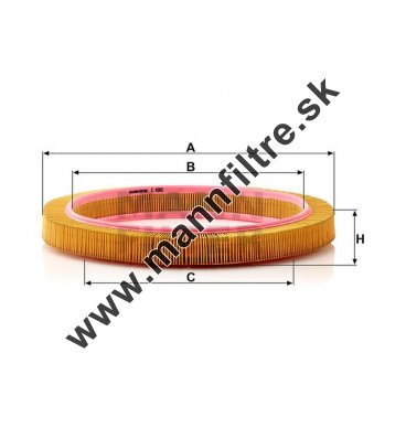 Vzduchový filter MANN FILTER C 4282