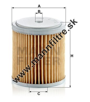 Vzduchový filter MANN FILTER C 711/2