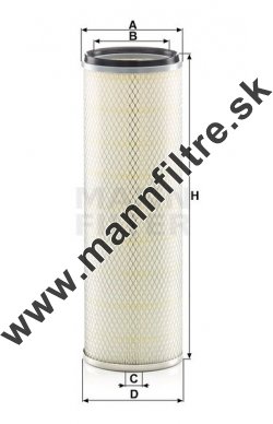 Poistný filter MANN FILTER CF 16 219 x