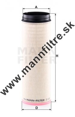 Poistný filter MANN FILTER CF 19 002