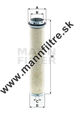 Poistný filter MANN FILTER CF 700