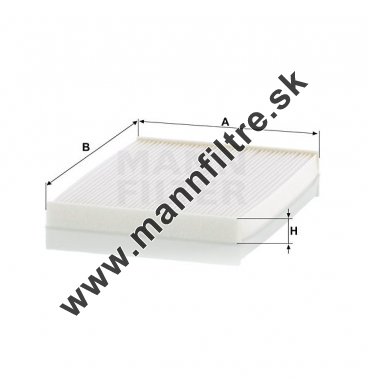 Kabínový filter MANN FILTER CU 24 027