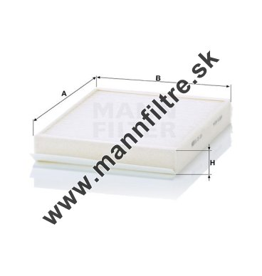 Kabínový filter MANN FILTER CU 25 027