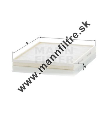 Kabínový filter MANN FILTER CU 25 031