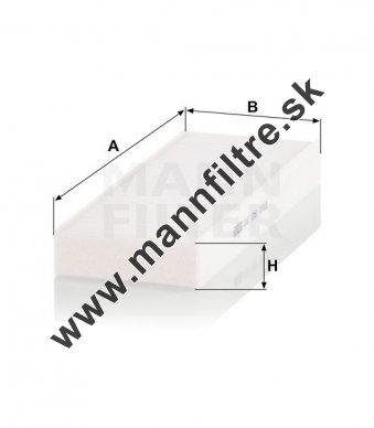 Kabínový filter MANN FILTER CU 28 010