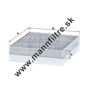 Kabínový filter MANN FILTER CUK 23 019/1