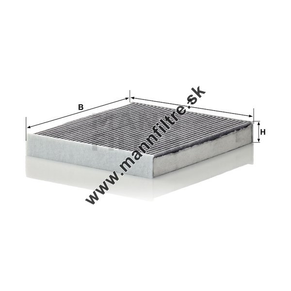 MANN-FILTER CUK 29 007 Filtre à Air D'Habitacle - Charbon Actif - Compatible Voitures Et Utilitaires