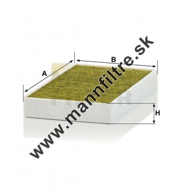 Kabínový filter MANN FILTER FP 25 015