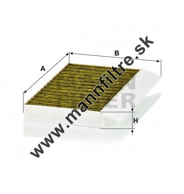 Kabínový filter MANN FILTER FP 27 021-2