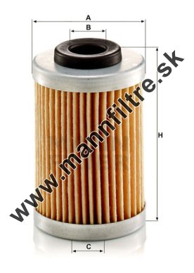 Olejový filter MANN FILTER H 43/2