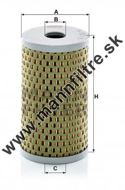 Olejový filter MANN FILTER H 601/9