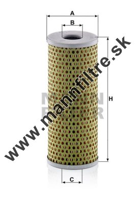 Olejový filter MANN FILTER H 729