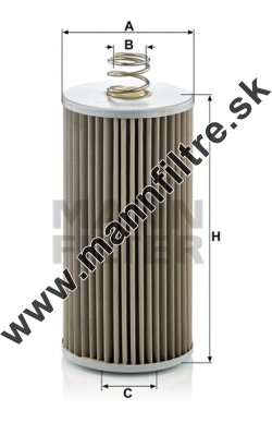 Filter hydrauliky MANN FILTER H 816/1