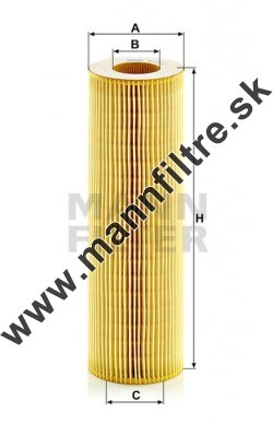 Olejový filter MANN FILTER HU 1077/2 x