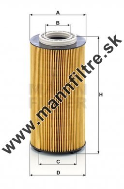 Olejový filter MANN FILTER HU 12 003 x