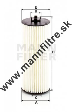 Olejový filter MANN FILTER HU 6008/1 z