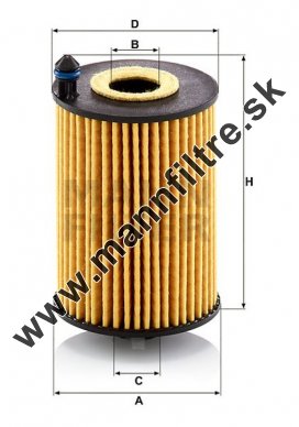 Olejový filter MANN FILTER HU 7046 z