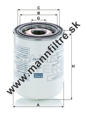 Separátor oleja MANN FILTER LB 1374/2