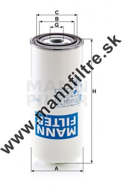 Separátor oleja MANN FILTER LB 962/12