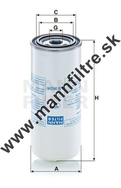 Separátor oleja MANN FILTER LB 962/6