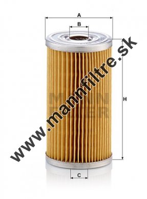 Palivový filter MANN FILTER P 8014