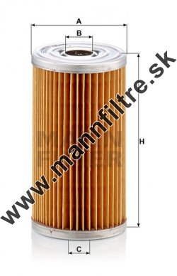 Palivový filter MANN FILTER P 8015
