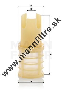 Palivový filter MANN FILTER PU 5005