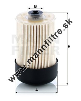 Palivový filter MANN FILTER PU 9009 z KIT