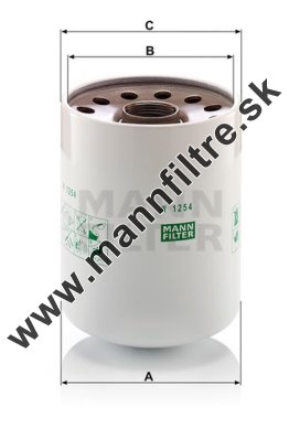 Olejový filter MANN FILTER W 1254 x