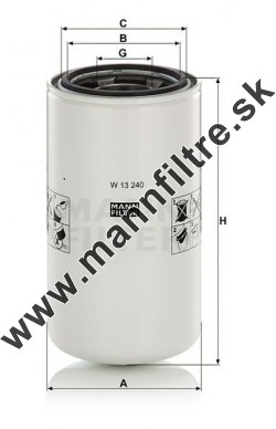 Filter hydrauliky MANN FILTER W 13 240