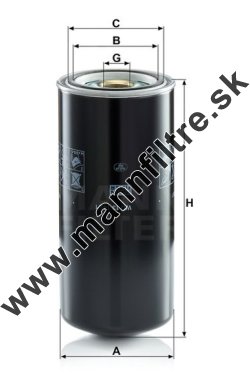 Olejový filter MANN FILTER WD 13 145/1