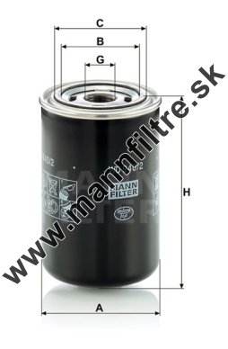 Filter hydrauliky MANN FILTER WD 940/2