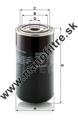 Filter hydrauliky MANN FILTER WD 950/5