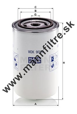 Palivový filter MANN FILTER WDK 9003