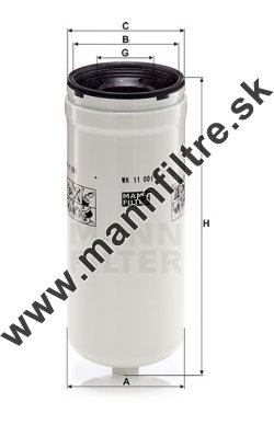 Filter hydrauliky MANN FILTER WH 11 001 x