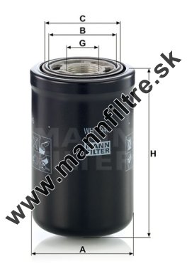 Filter hydrauliky MANN FILTER WH 945