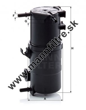Palivový filter MANN FILTER WK 10 034 z