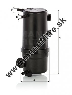 Palivový filter MANN FILTER WK 10 046 z