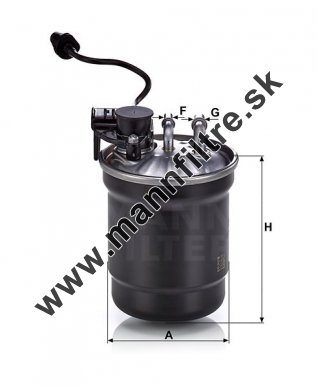 Palivový filter MANN FILTER WK 11 024