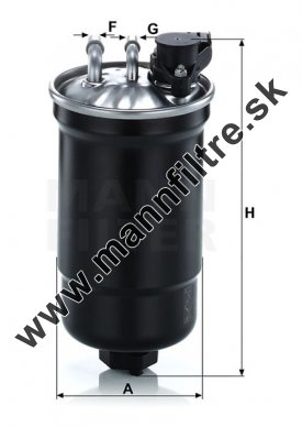 Palivový filter MANN FILTER WK 11 027