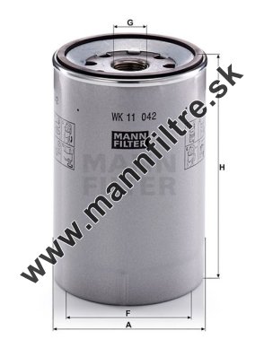 Palivový filter MANN FILTER WK 11 042 z