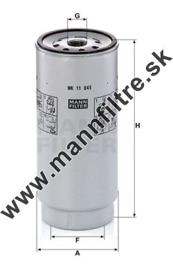 Palivový filter MANN FILTER WK 11 045 z