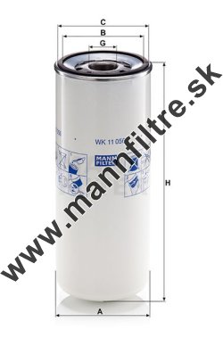 Palivový filter MANN FILTER WK 11 056
