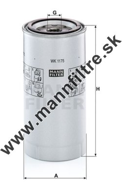 Palivový filter MANN FILTER WK 1175 x